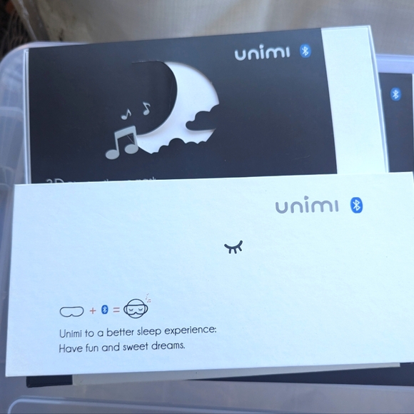 Unimi Bluetooth Music Eye Mask LOT 5 🖤 Great stocking stuffers 🧦 Music SPA - Picture 9 of 13